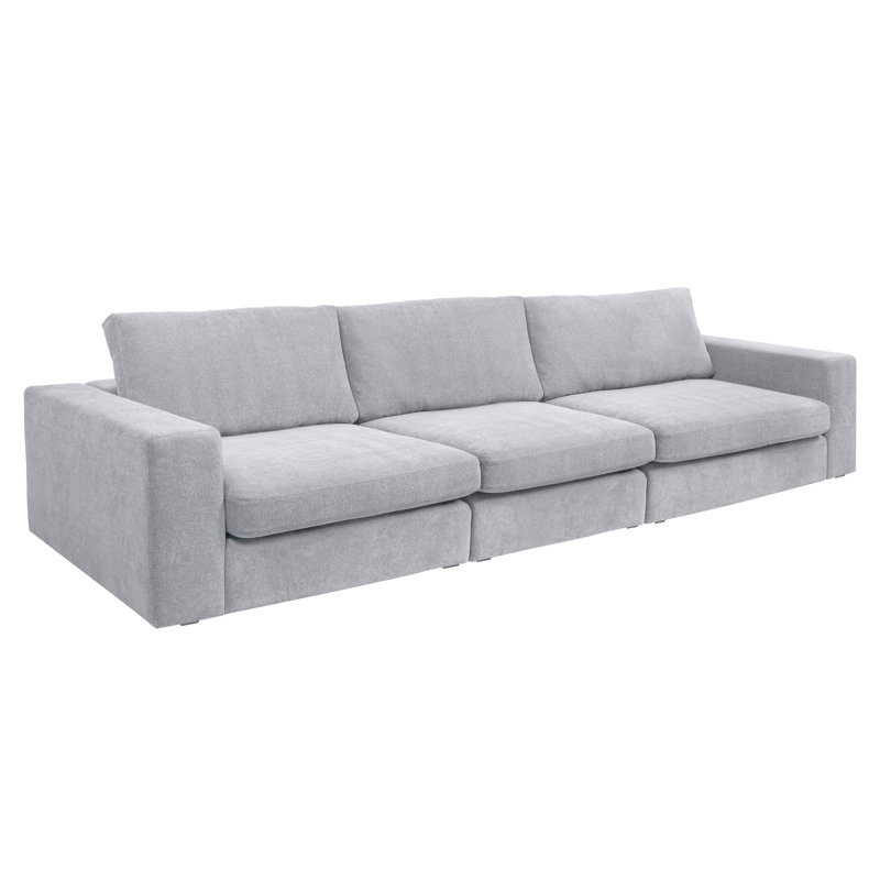 Canapé rembourré 140 po Ojai, Light Grey
