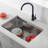 27 Inch Handcrafted 316 Marine Grade Stainless Steel Kitchen Sink