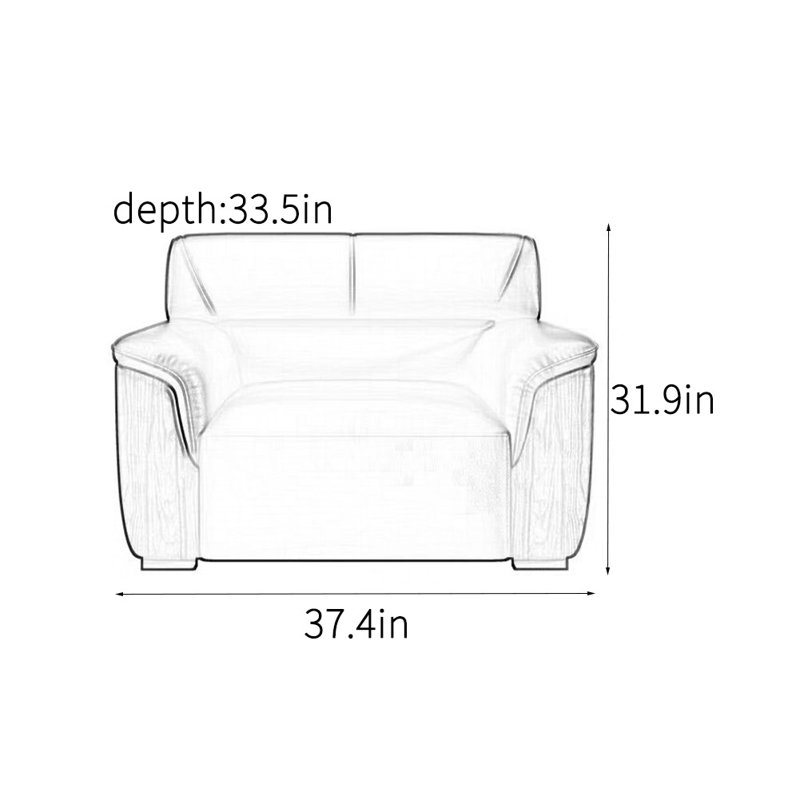 Chaise d'appoint simple, luxueuse et confortable