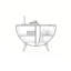 Buffet de 49,2 po de largeur Billiot