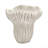 9.3X9x8.7" Sand And Cement Coral Planter With Textured Beige Finish