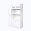 Armoire de rangement Farmhouse avec 4 portes, organisateurs de garde-manger pour la cuisine