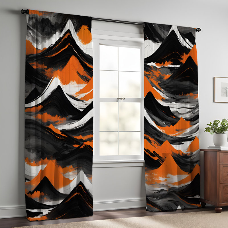 Paire de rideaux semi-transparents Emmalouise, L 56 po x L 78 po