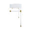 Meuble-lavabo mural en acrylique Red racé par Modway-22551719
