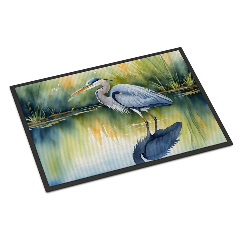 Paillasson Blue Heron, L 18 po x L 27 po