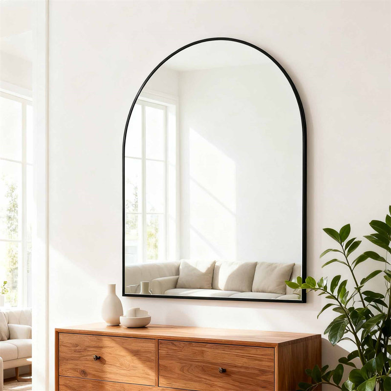 Miroir de salle de bain 30x36 pouces, Noir