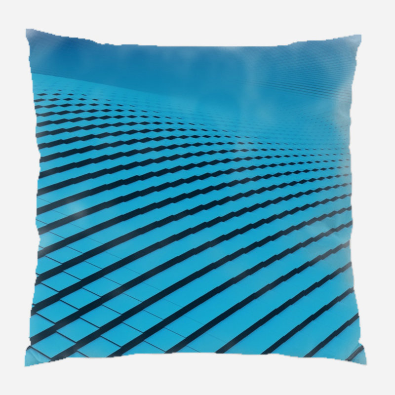 Coussin décoratif grille