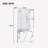Bathroom Storage Cabinet with Doors and Tilt-Out Laundry Hamper-483995919