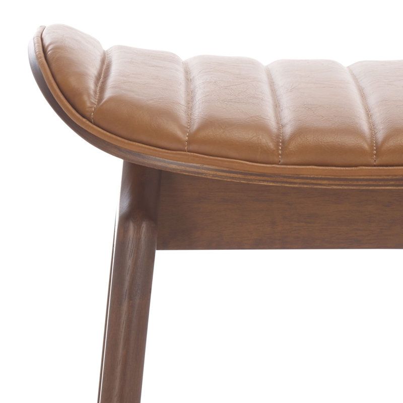 Elline Wood Counter Stool, Brown
