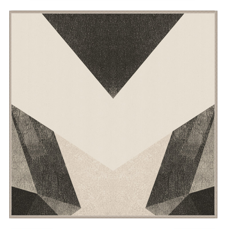 Tapis ovale minimaliste géométrique lavable à la machine - reliure beige, 5' Square