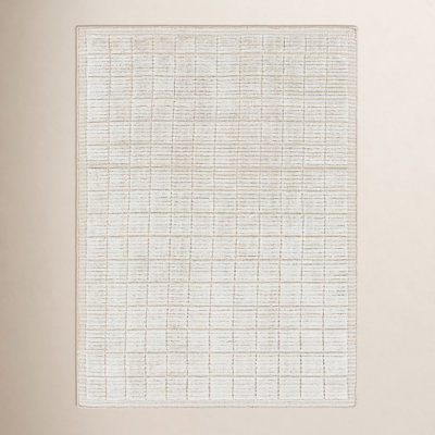 Jacey Hand-Woven Checkered Rug