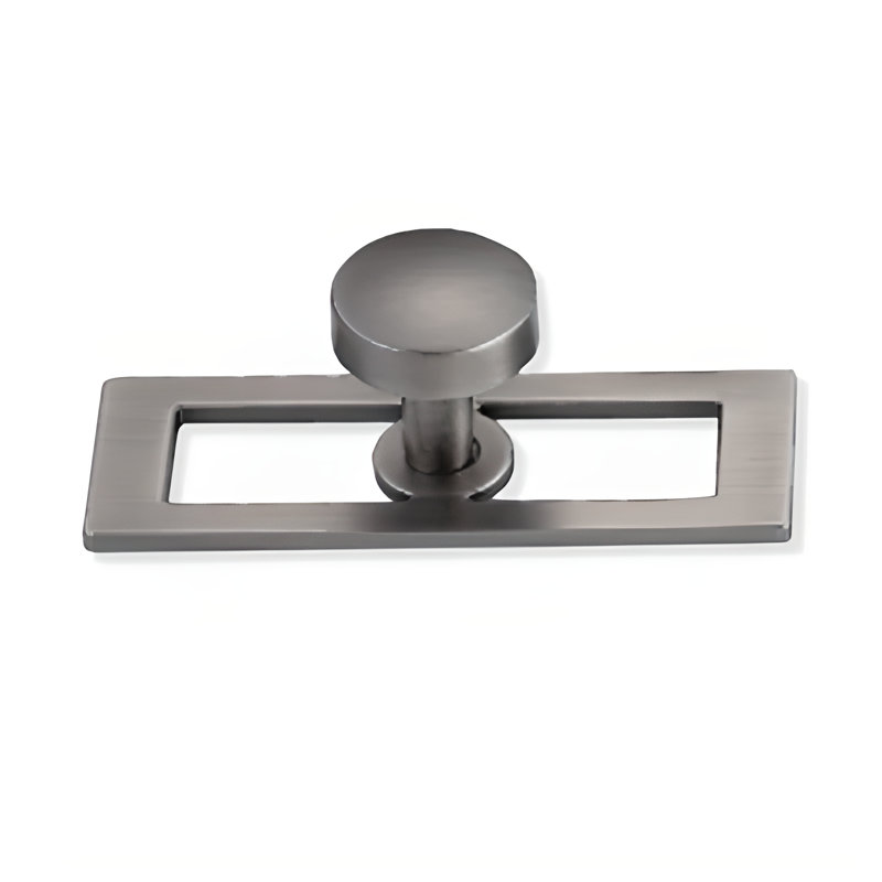 Poignée fantaisie 3 7/8 po, Nickel antique