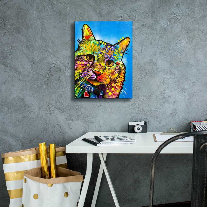 «Thank You For diriger cette fierté» par Dean Russo, art mural sur toile, H 16 po x l 12 po x P 0,75 po