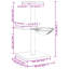 Arbre à chat vidaXL en bois d'ingénierie, moelleux, sisal durable 28,3 po-1021360778