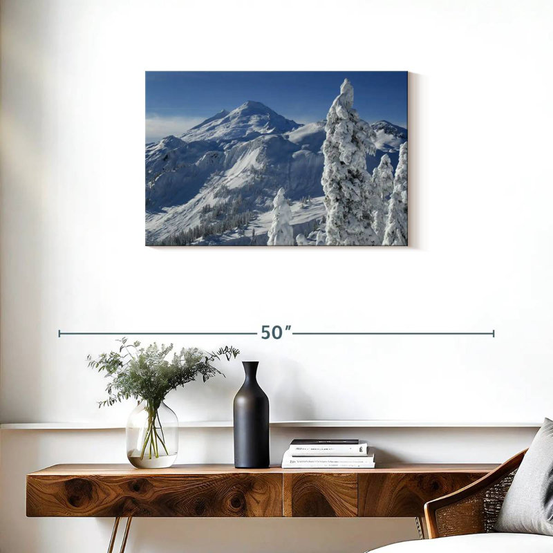 Alvord Snowy Mount Baker, H 20 po x l 30 po