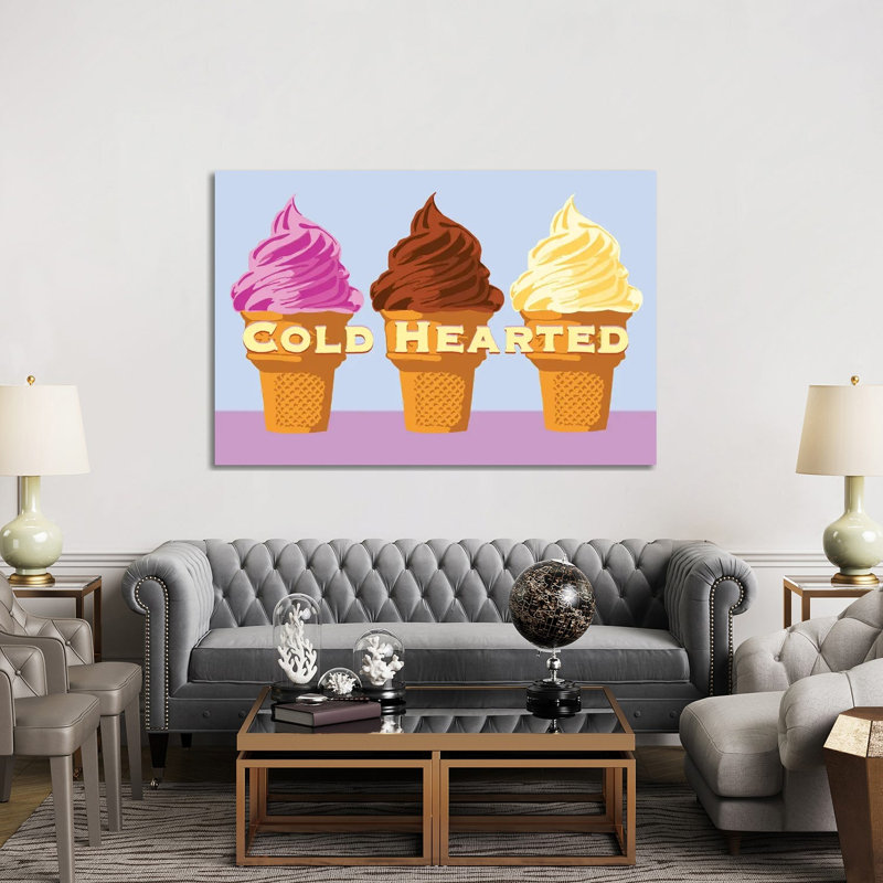 Cold Hearted by Jaymie Metz - Wrapped Canvas Print, 152.5 cm H x 101.5 cm W
