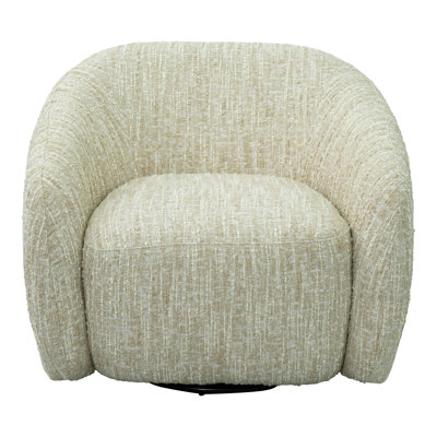 Miroy Curved 360-Degree Swivel Accent Chair