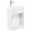 Single Bathroom Vanity with Ceramic Basin-143182522