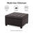 Quilted Cushion Multi-Function Storage Stool-1999922635