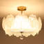 19,68 po Plafonnier semi-encastré 3 lumières Boho Coastal Sea Shell
