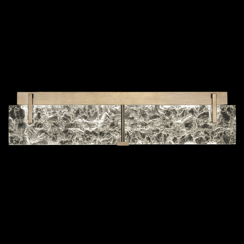 Terra 4 - Light LED Bath Bar, Gray, Gold