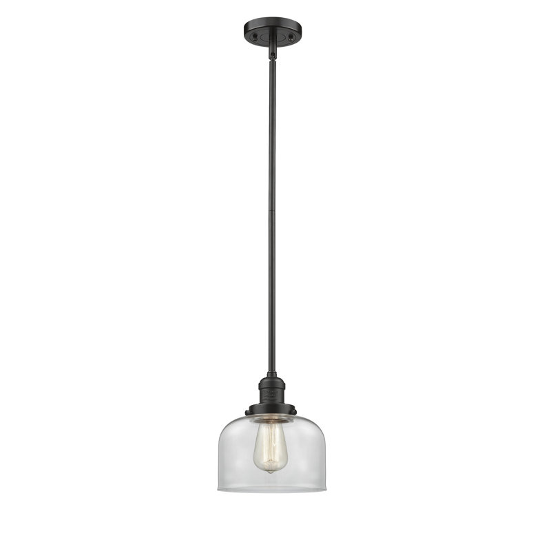 Arakel 1 - Light Single Pendant, Clear, Oil Rubbed Bronze