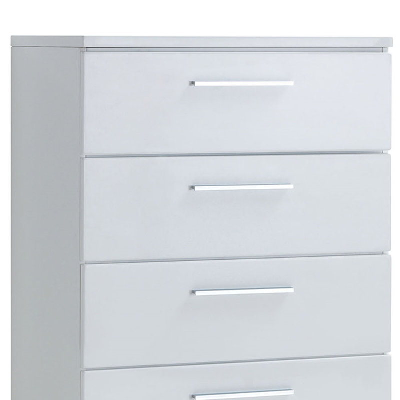 Coffre à 5 tiroirs 31,125 po Vegard, Blanc