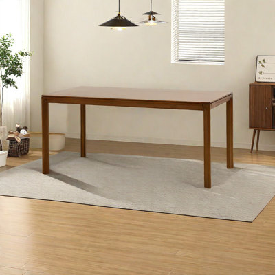 Table de salle à manger rectangulaire Rinvil L 70,86 po x l 35,43 po