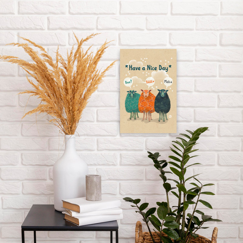 Contemporary Art Abstract Contemporary Wall Art by Aia Ueno - Wrapped Canvas Print, 45.72 cm H x 30.48 cm W