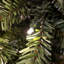 Sapin de Noël Fraser Hill Farm de 90 cm (3 pi) pré-illuminé avec décoration du Père Noël et DEL blanc chaud