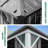 14 x 12 Aluminum Patio Gazebo, Outdoor Metal Hardtop Gazebo with Privacy Curtain and Mosquito Netting-121782981