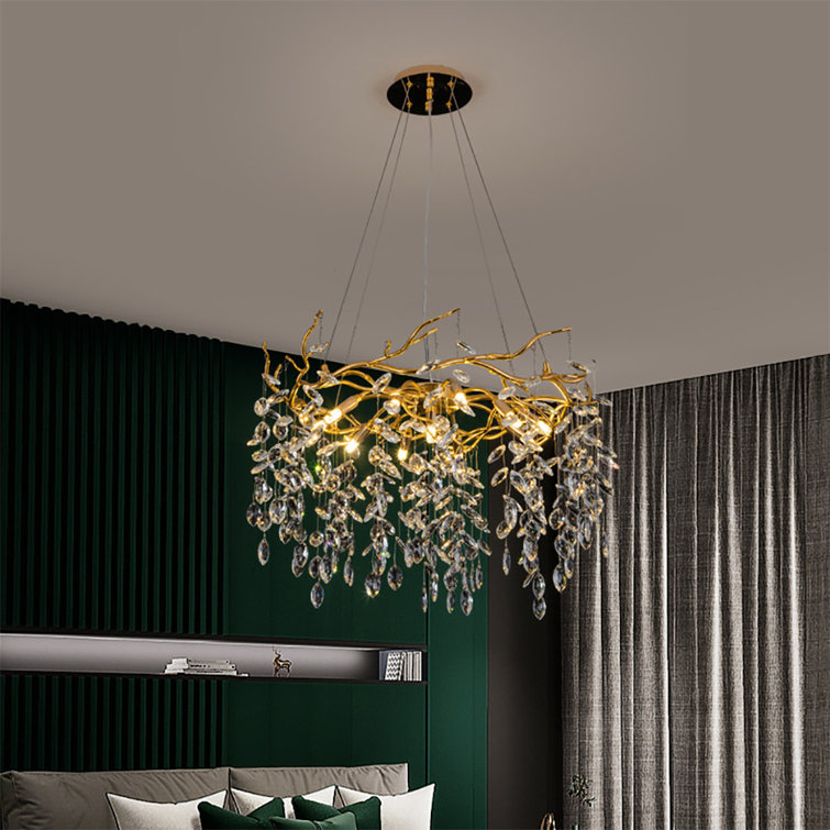 8 - Lights Crystal Beaded Chandelier