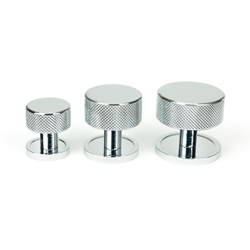 Round Knob, Polished Chrome, 3 cm