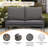54.33 " W Plastic Loveseat with Cushions-78658982-78658983