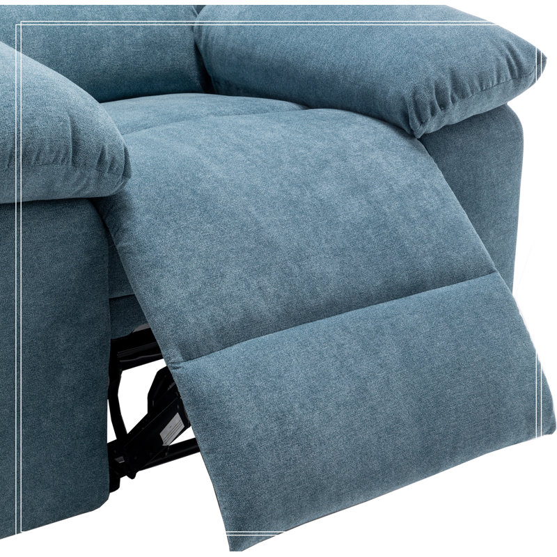Comfortable Electric Recliner Chair with Advanced Massage Function for Relaxation, Blue