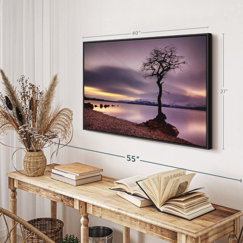 «Loch Lomond Tree Wall Art», H 27 po x l 40 po