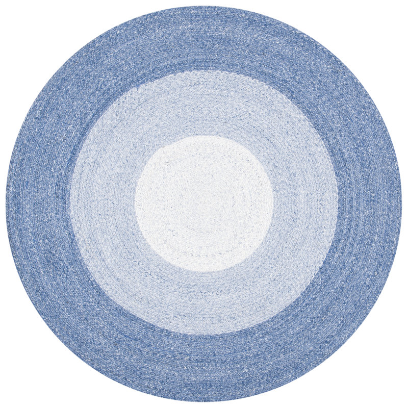 Tapis performance tissé à la main Walston, Rond 8 pi