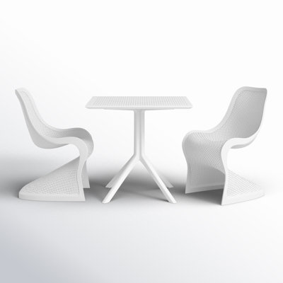 Farrah 2 - Person Patio Dining Set with Square Table