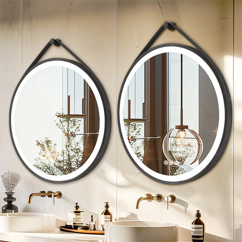 Darita Aluminium Round Mirror, 60cm x 60cm