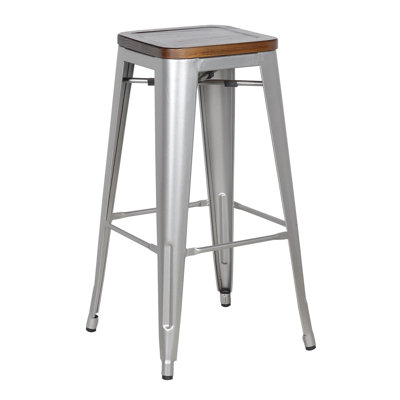 Counter Stool with Metal Frame