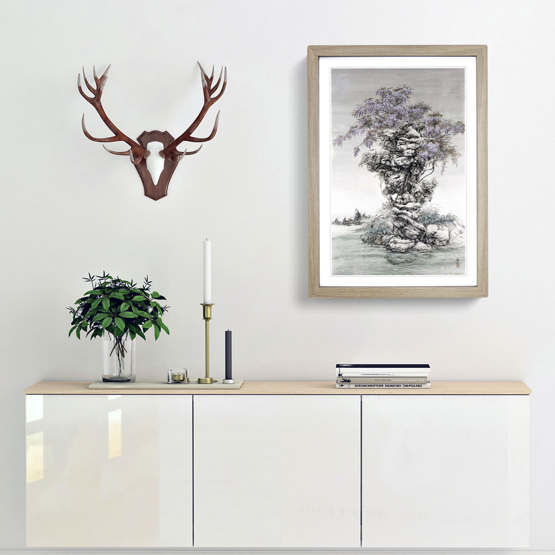 Wisteria Tree by Yuan Yao - Framed Print