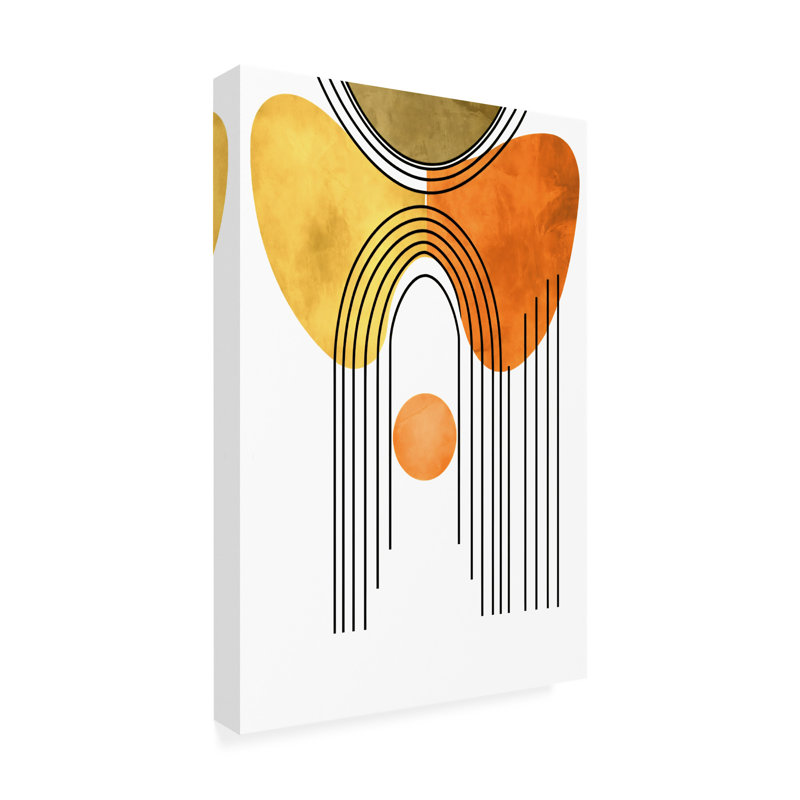 Ray Heere, art abstrait sur toile Mid Century 23, H 32 po x l 22 po x P 2 po