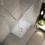 Cabine de douche carrée à charnière 36 po x 72 po Avalux-17315414