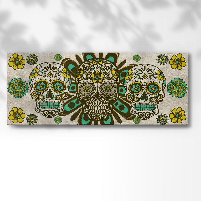 Collection Dia De Los Muertos D, H 12 po x l 30 po x P 1,5 po
