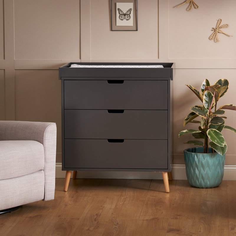 Maya Changing Unit, Gray/Beige