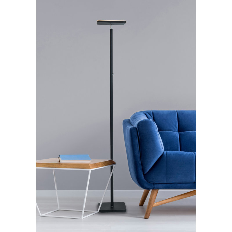 Escalante 71.75'' Torchiere Floor Lamp, Black