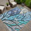 Tapis botanique intérieur / extérieur lavable à la machine Adalaide ACN2336-35719
