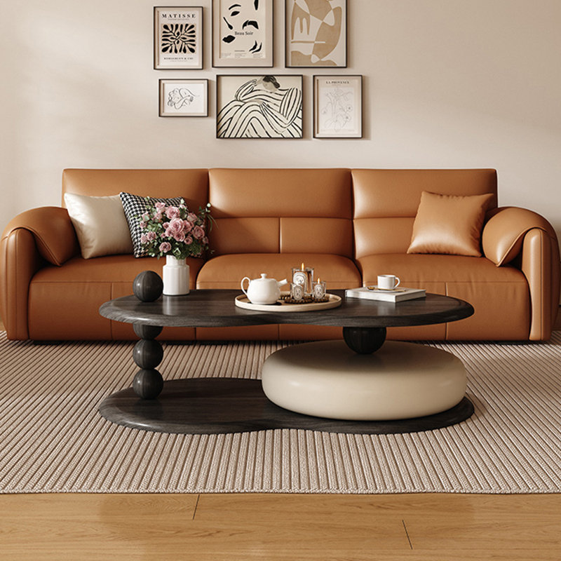 Table de bout Creative Sandwichs Simple, H 13,77 po x L 51,18 po x l 23,62 po, Café