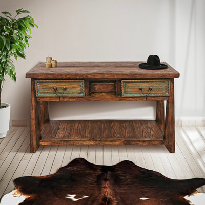 Console en bois massif 54 "Jayline