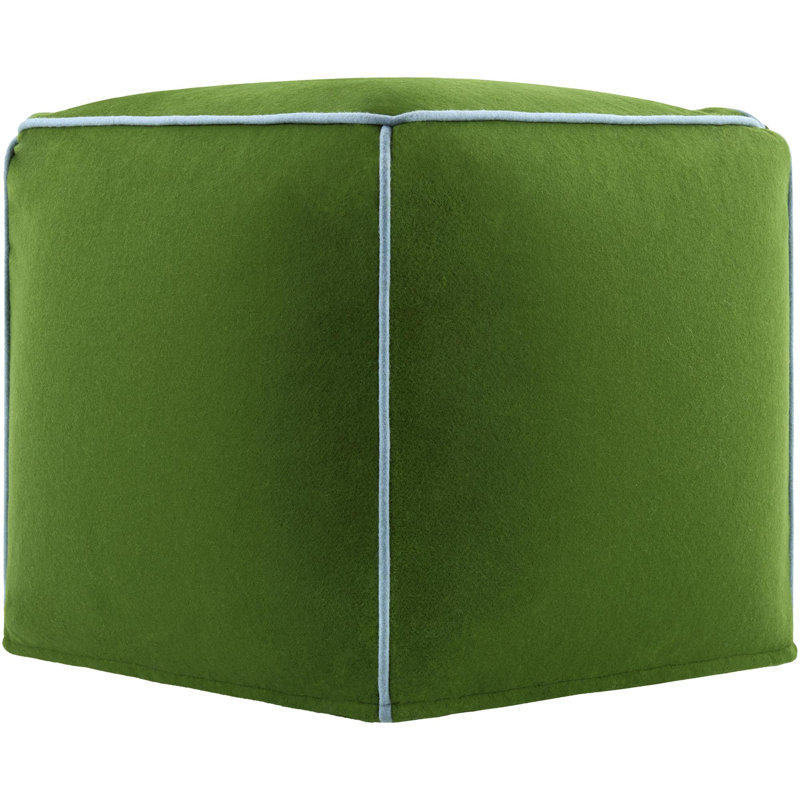 Pouf Ackerly, Vert/bleu